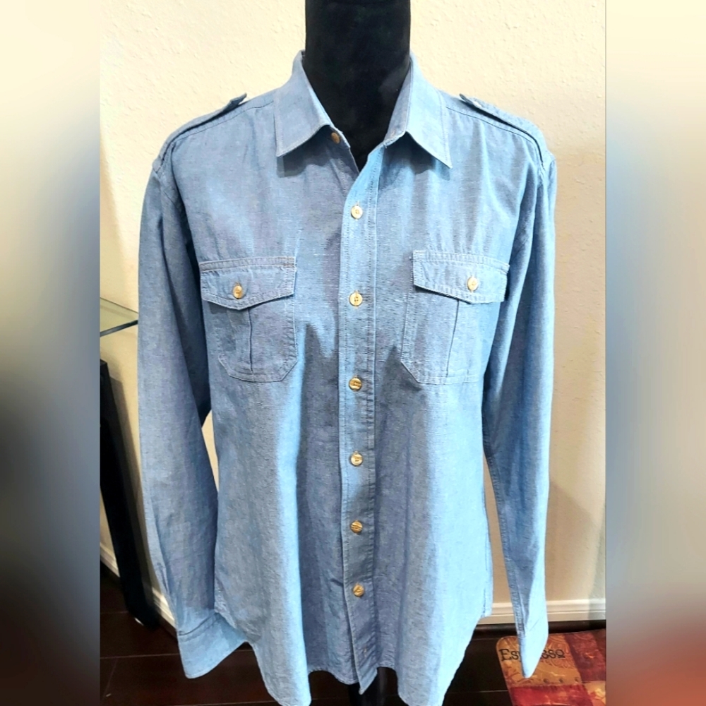 Urban Uptown brand long sleeve shirt blue